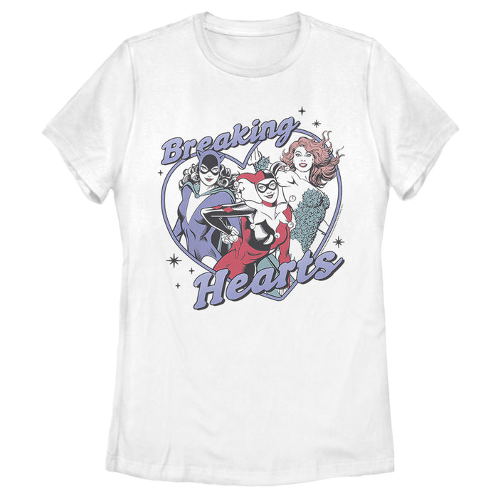 fifth sun Women's Batman Valentine's Day Heartbreaker T-Shirt