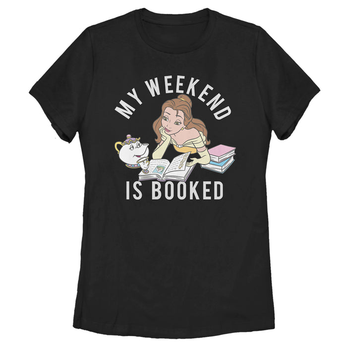 fifth sun Women's Beauty and the Beast Belle My Weekend Is Booked T-Shirt