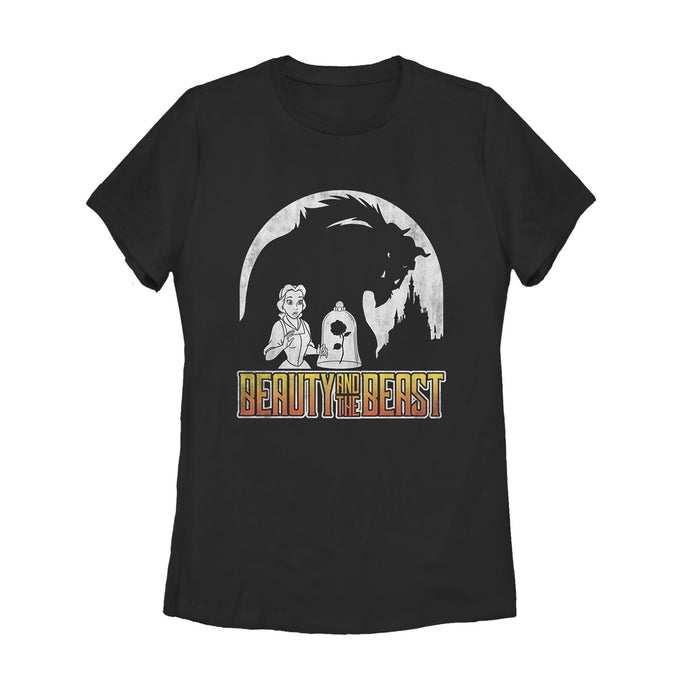 fifth sun Women's Beauty and the Beast Belle Shadow T-Shirt