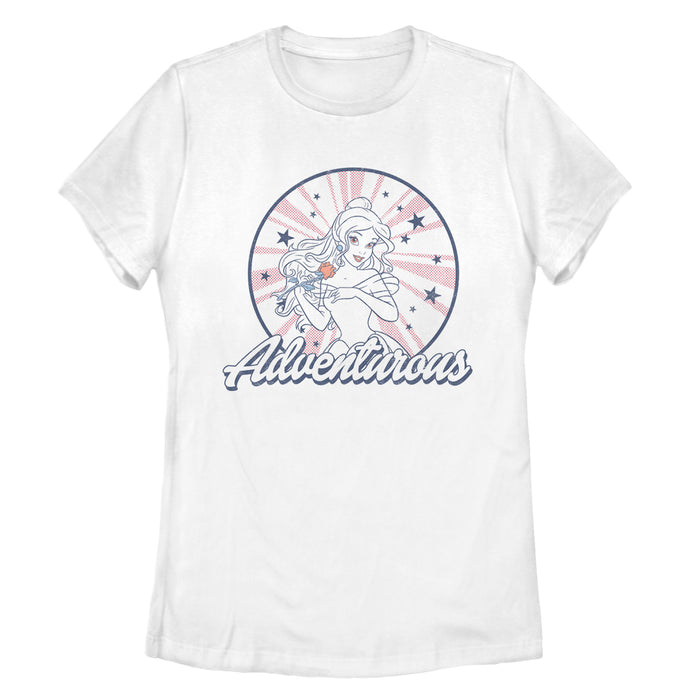 fifth sun Women's Beauty and the Beast Fourth of July Adventurous T-Shirt