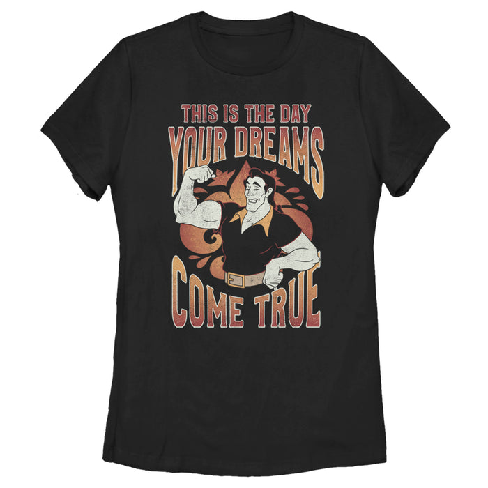 fifth sun Women's Beauty and the Beast Gaston The Day Your Dreams Come True T-Shirt
