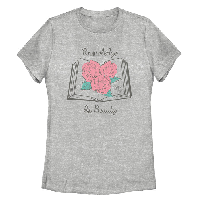 fifth sun Women's Beauty and the Beast Knowledge T-Shirt