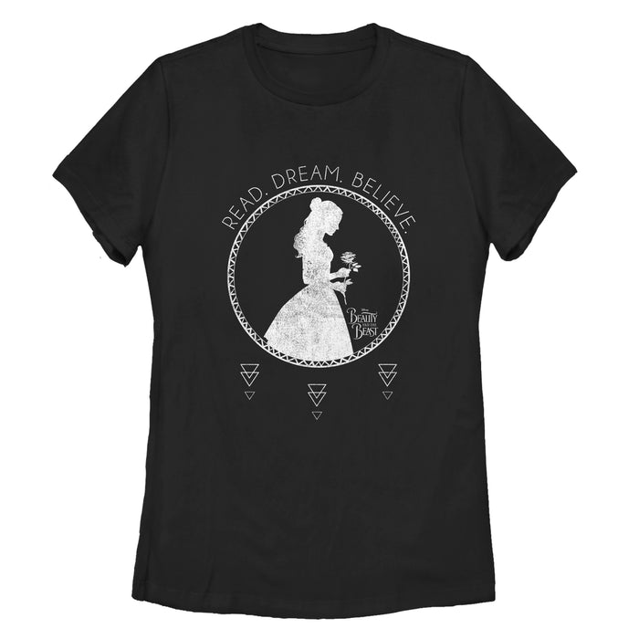 fifth sun Women's Beauty and the Beast Read Dream T-Shirt