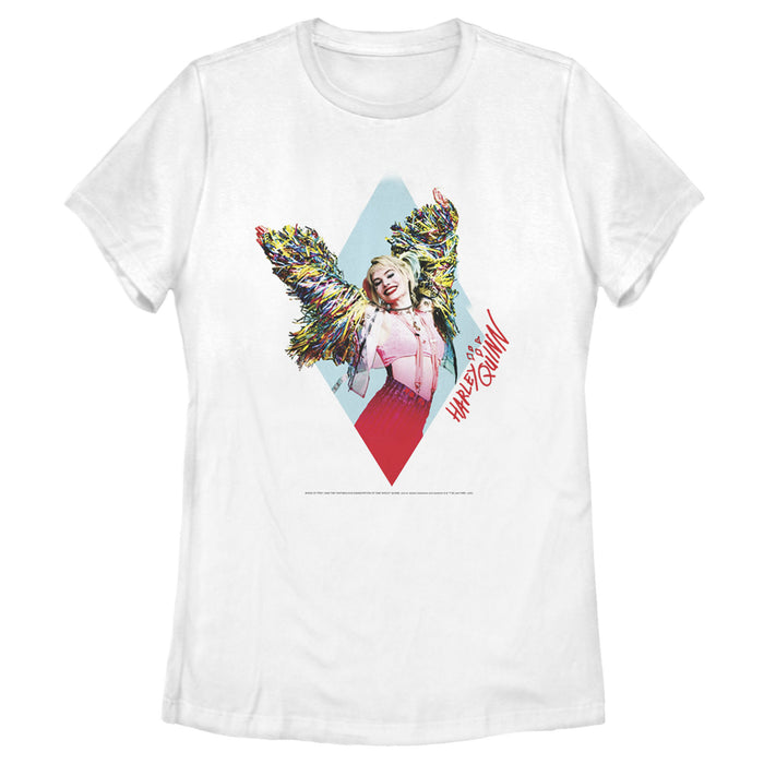 fifth sun Women's Birds of Prey Harley Quinn Mayhem T-Shirt