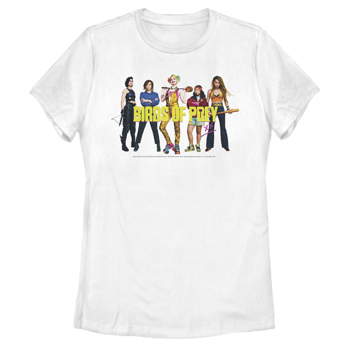 fifth sun Women's Birds of Prey Harley Quinn Team T-Shirt