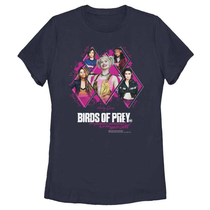 fifth sun Women's Birds of Prey Harley's Diamond Squad T-Shirt