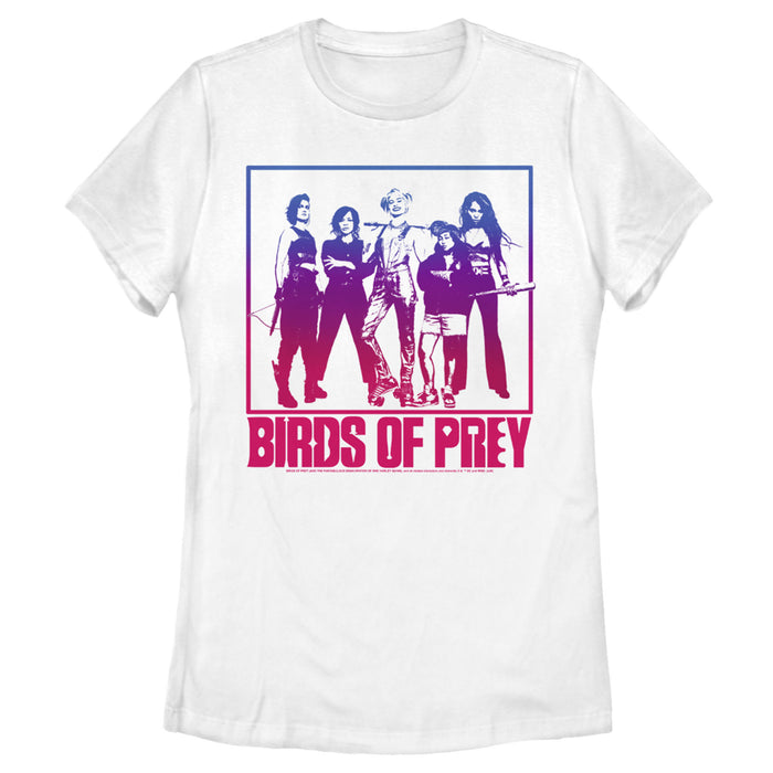 fifth sun Women's Birds of Prey Harley's Team Frame T-Shirt