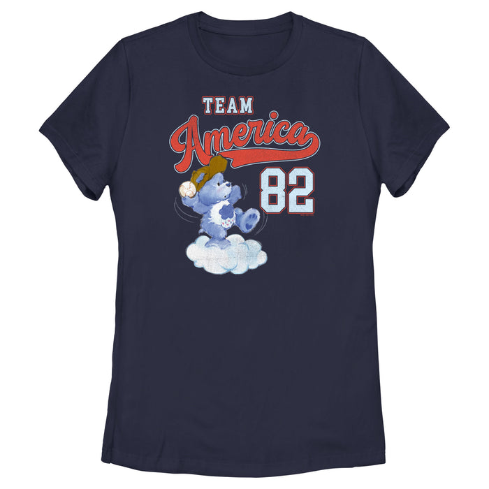 fifth sun Women's Care Bears Grumpy Bear Team America 82 T-Shirt