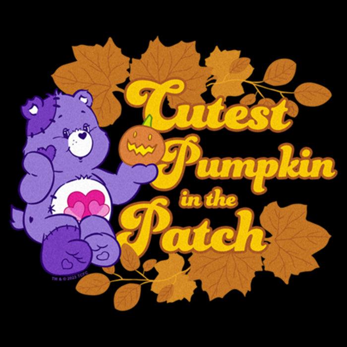 Fifth Sun Women's Care Bears Halloween Harmony Bear Cutest Pumpkin In The Patch T-Shirt