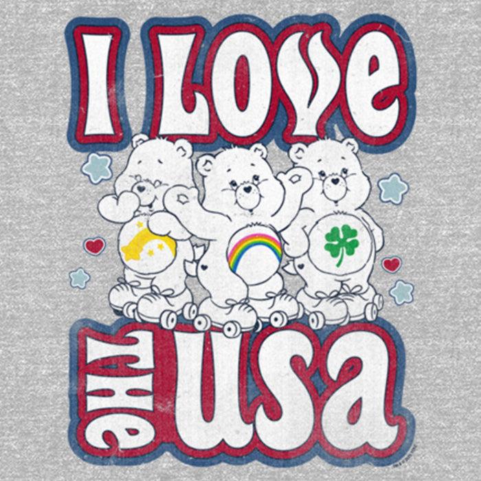 Fifth Sun Women's Care Bears I Love The USA T-Shirt