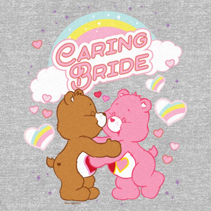 Fifth Sun Women's Care Bears Love-a-Lot And Tenderheart Bear Caring Bride T-Shirt