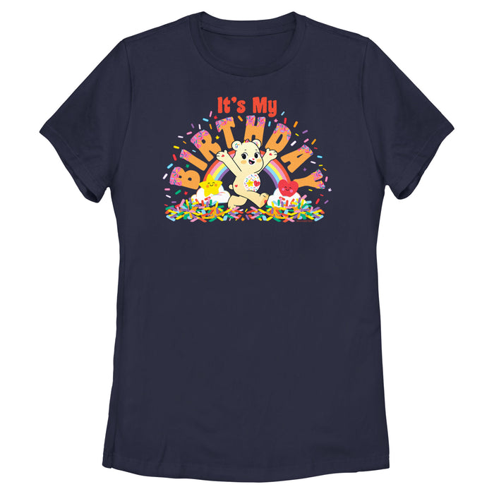 fifth sun Women's Care Bears Sweet Celebrations Bear It's My Birthday T-Shirt