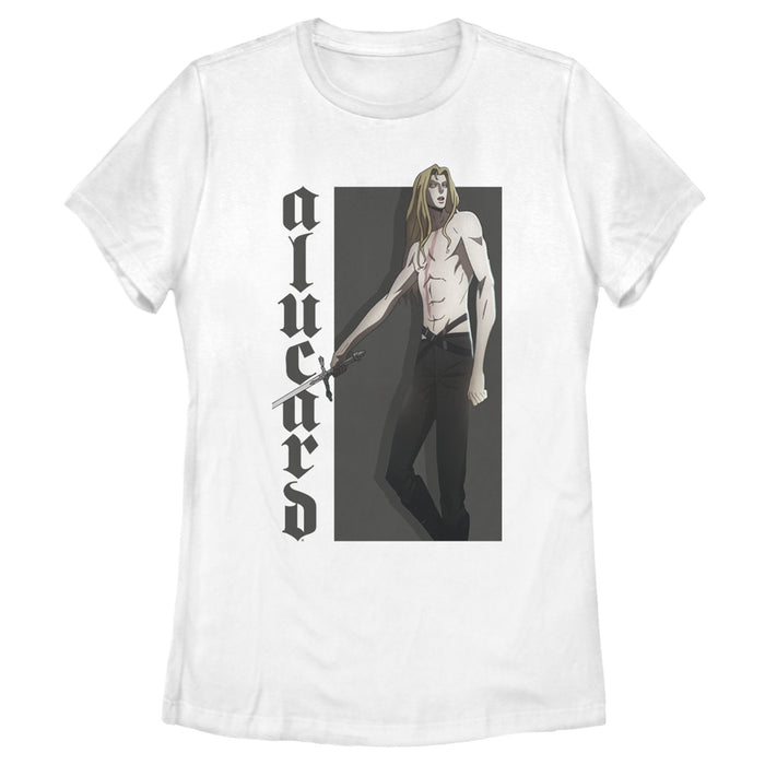 fifth sun Women's Castlevania Alucard Portrait T-Shirt