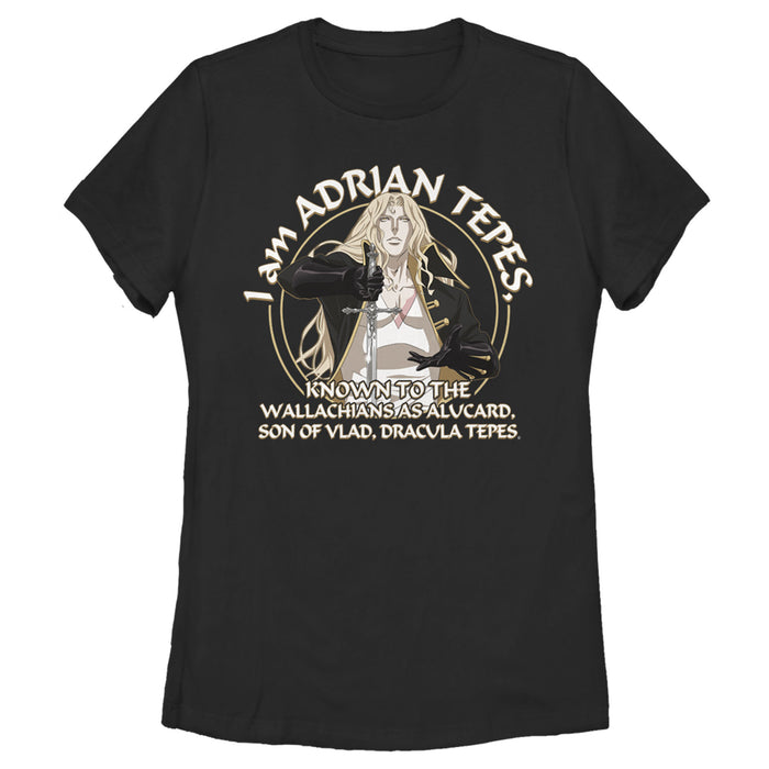 fifth sun Women's Castlevania Alucard Son of Dracula T-Shirt