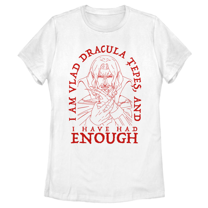 fifth sun Women's Castlevania Had Enough Vampire T-Shirt