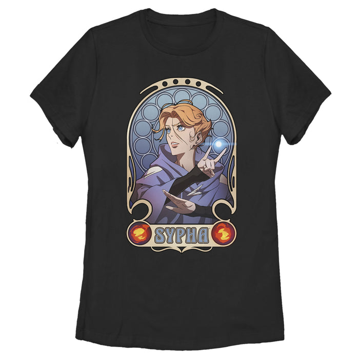 fifth sun Women's Castlevania Sypha Classic Portrait T-Shirt