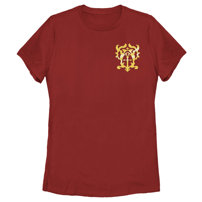 fifth sun Women's Castlevania Trevor Belmont Family Crest T-Shirt