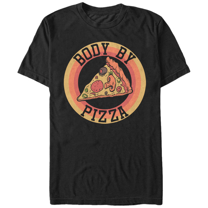 fifth sun Women's CHIN UP Body By Pizza Boyfriend Tee