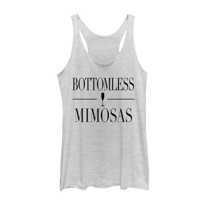 fifth sun Women's CHIN UP Bottomless Mimosas Racerback Tank Top