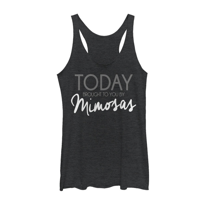 fifth sun Women's CHIN UP Brought to You by Mimosas Racerback Tank Top