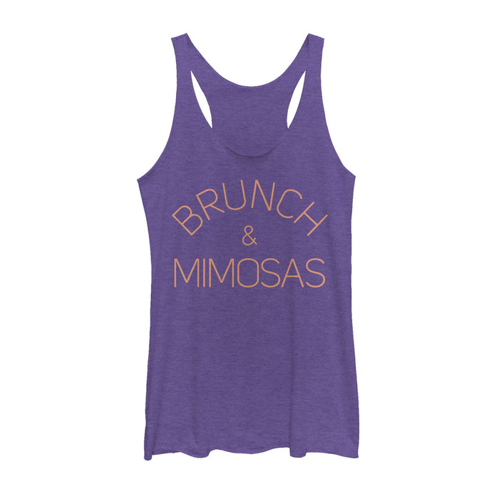 fifth sun Women's CHIN UP Brunch and Mimosas Racerback Tank Top