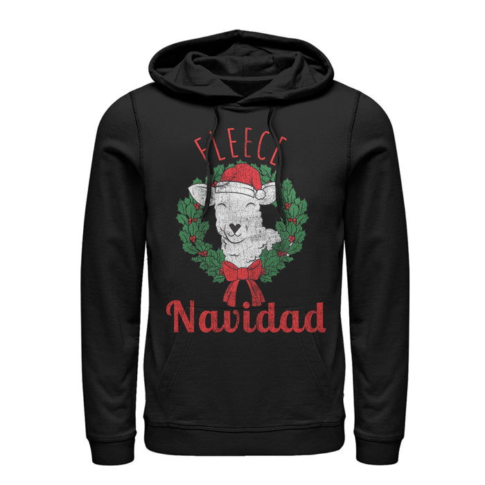 fifth sun Women's CHIN UP Christmas Fleece Navidad Pull Over Hoodie