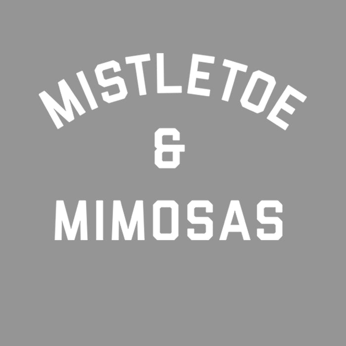Fifth Sun Women's CHIN UP Christmas Mistletoe Mimosas Sweatshirt