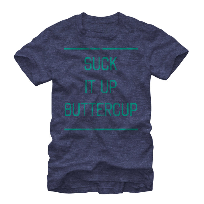 fifth sun Women's CHIN UP Classic Suck it up Buttercup Boyfriend Tee