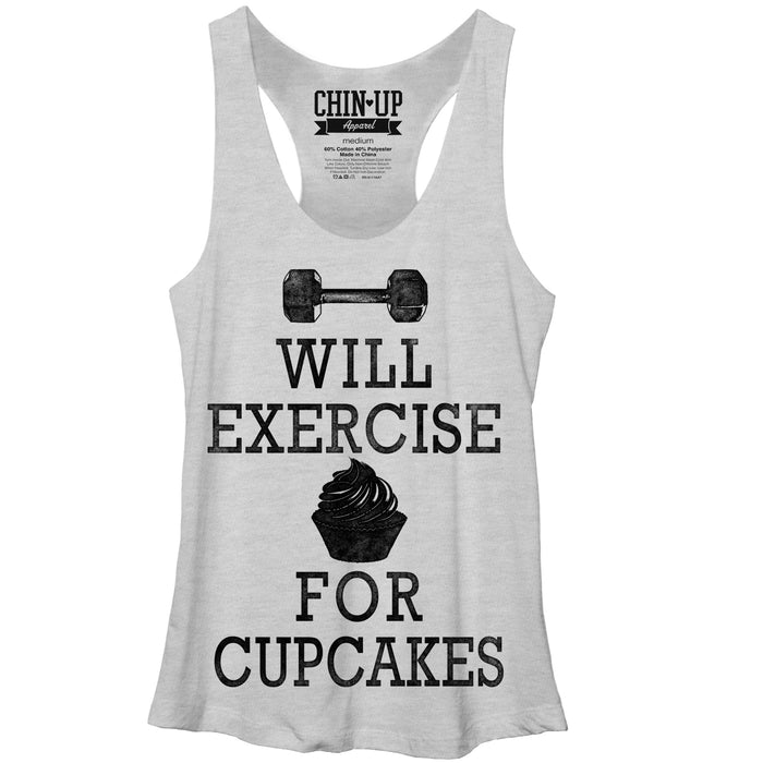 fifth sun Women's CHIN UP Cupcake Racerback Tank Top