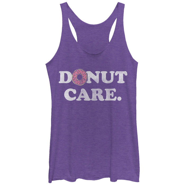 fifth sun Women's CHIN UP Donut Care Racerback Tank Top
