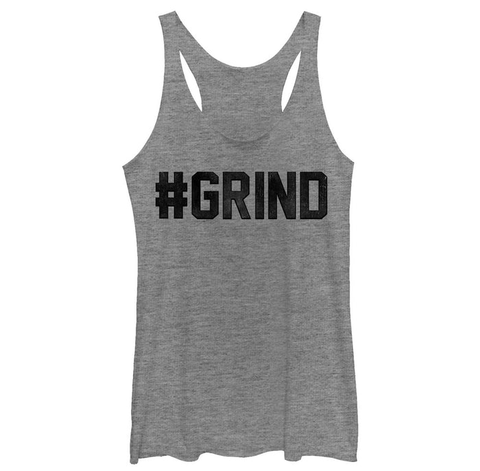 fifth sun Women's CHIN UP Hashtag Grind Racerback Tank Top