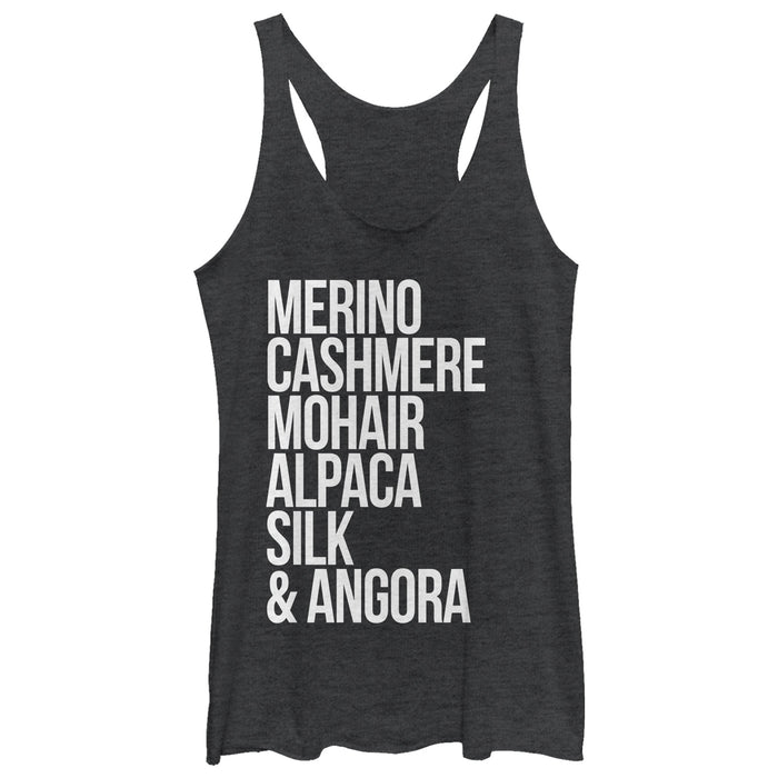 fifth sun Women's CHIN UP Luxury Fabric Yarn Racerback Tank Top