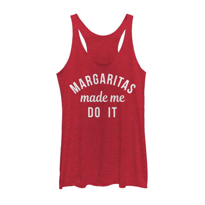 fifth sun Women's CHIN UP Margaritas Made Me Do It Racerback Tank Top