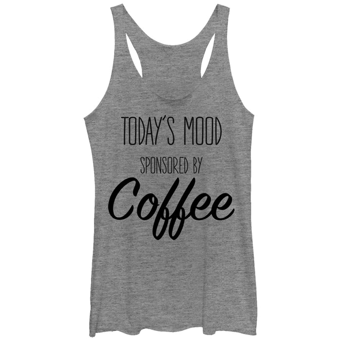 fifth sun Women's CHIN UP Mood Sponsored by Coffee Racerback Tank Top