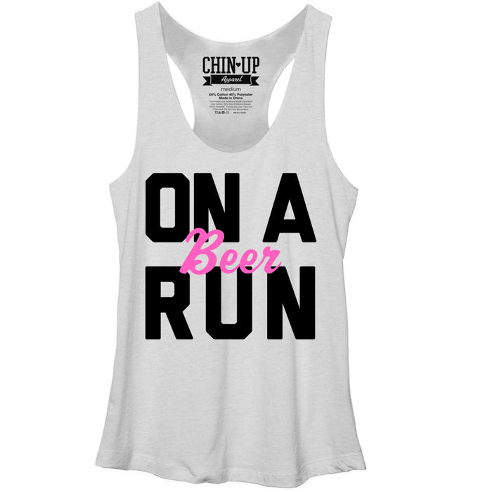 fifth sun Women's CHIN UP On a Run Racerback Tank Top
