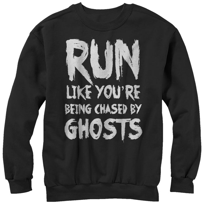 fifth sun Women's CHIN UP Run You're Being Chased by Ghosts Sweatshirt