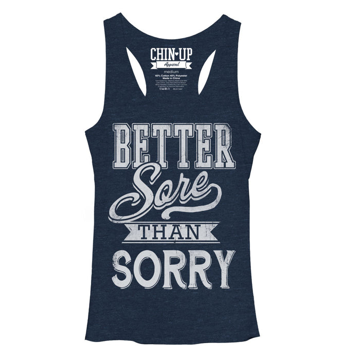 fifth sun Women's CHIN UP Sore Not Sorry Racerback Tank Top