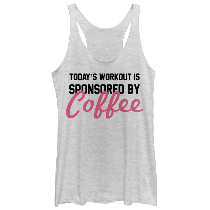 fifth sun Women's CHIN UP Sponsored by Coffee Racerback Tank Top