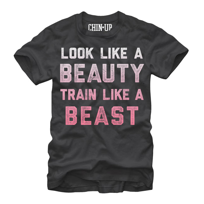 fifth sun Women's CHIN UP Train Like a Beast Boyfriend Tee