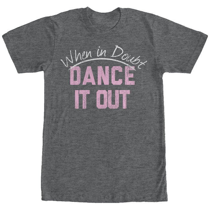 fifth sun Women's CHIN UP When in Doubt Dance it Out Boyfriend Tee
