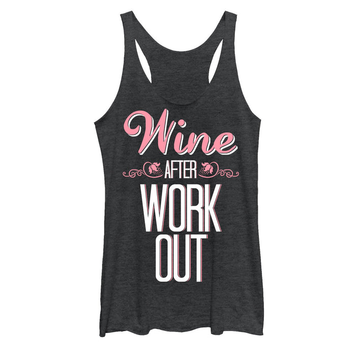 fifth sun Women's CHIN UP Wine After Work Out Racerback Tank Top