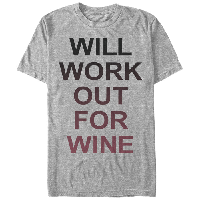 fifth sun Women's CHIN UP Work Out For Wine Boyfriend Tee