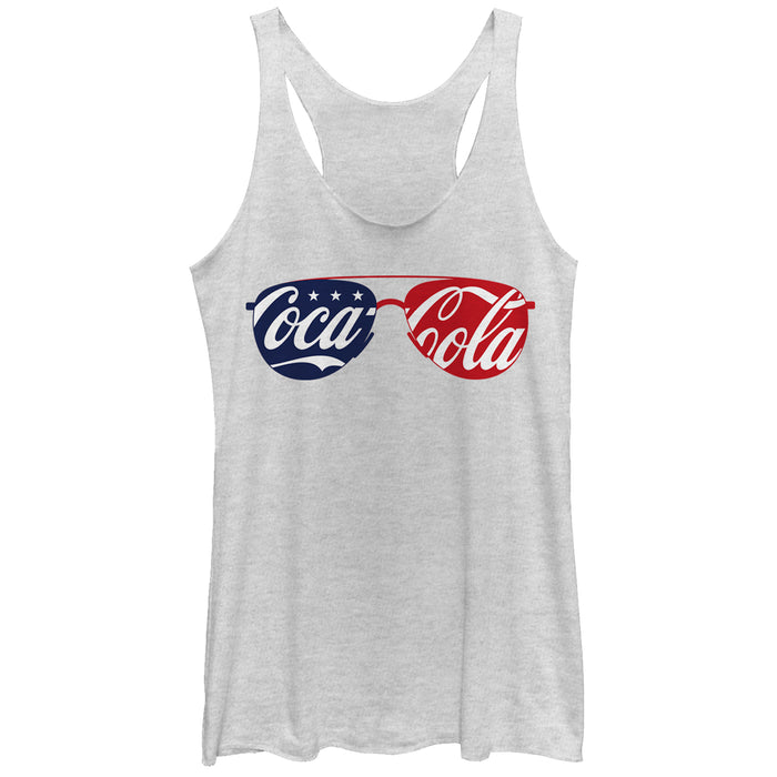 fifth sun Women's Coca Cola American Sunglasses Racerback Tank Top