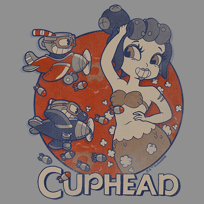 Fifth Sun Women's Cuphead Cala Maria Bombs Away Racerback Tank Top