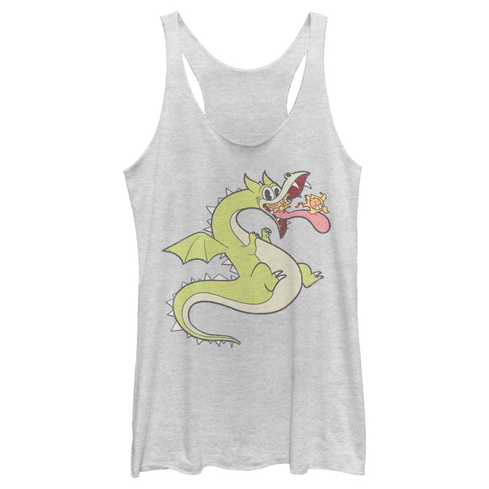 fifth sun Women's Cuphead Grim Matchstick and the Flame Minions Racerback Tank Top