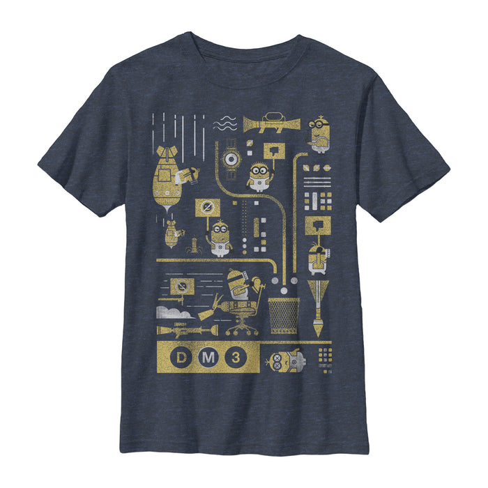 fifth sun Women's Despicable Me 3 Minion Lab Work Racerback Tank Top