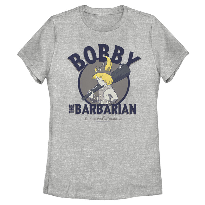 fifth sun Women's Dungeons & Dragons Bobby the Barbarian Club Cartoon T-Shirt