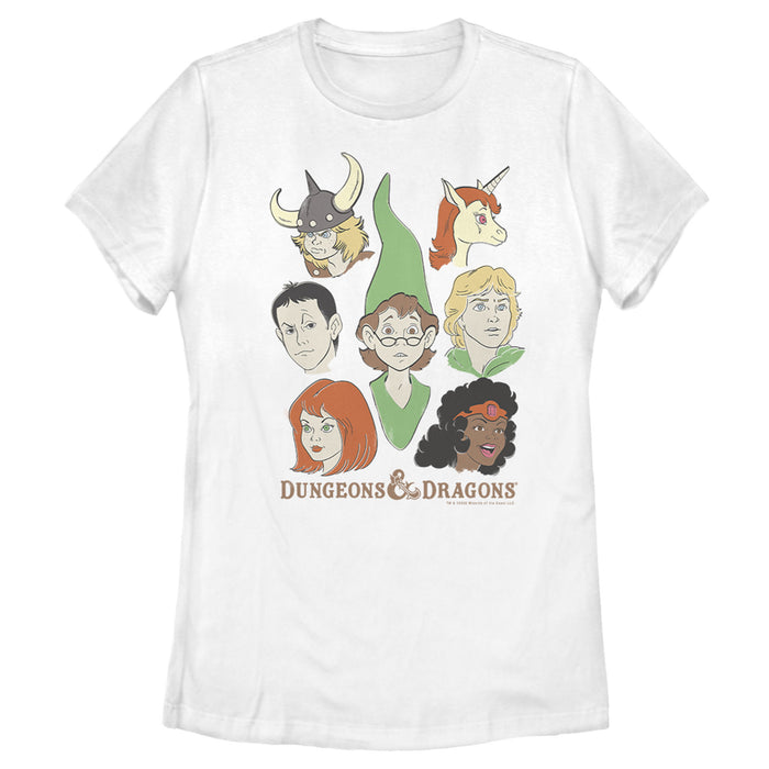 fifth sun Women's Dungeons & Dragons Cartoon Favorite Players T-Shirt