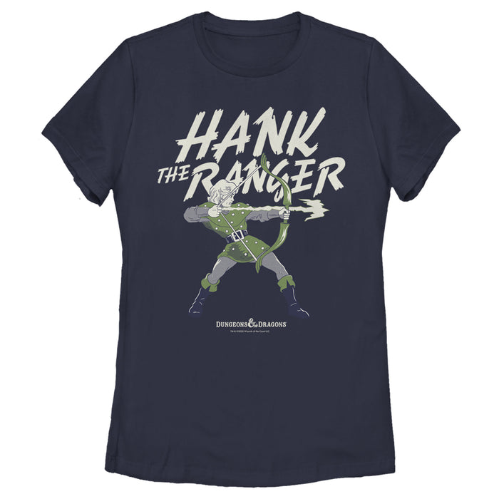 fifth sun Women's Dungeons & Dragons Hank the Ranger Arrow Cartoon T-Shirt