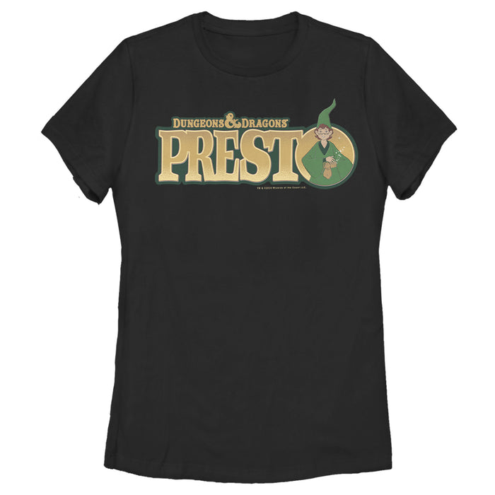 fifth sun Women's Dungeons & Dragons Presto the Magician Cartoon T-Shirt
